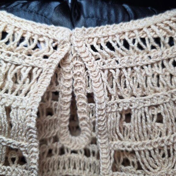 Zara Limited Edition Peter Pan Collar Crochet Top 2022 size M - Picture 8 of 10